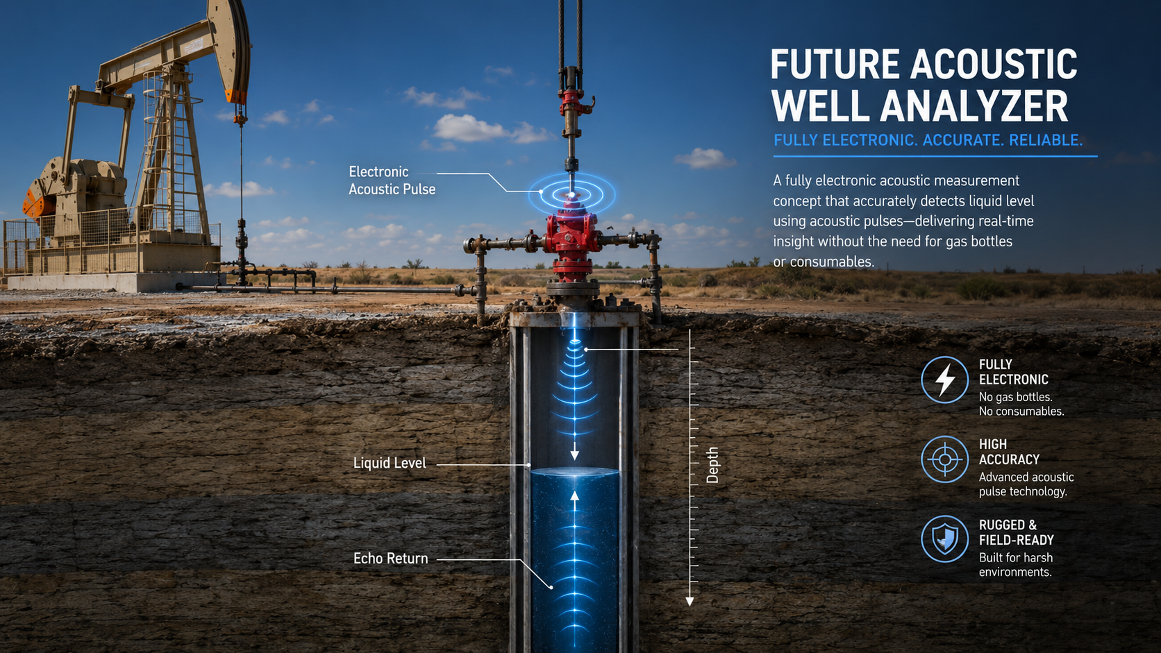 Concept for future acoustic well analyzer